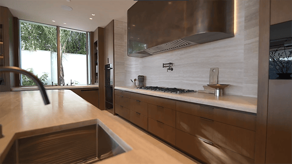 Modern Wood Veneer Kitchen Cabinet Modern Wood Veneer Kitchen Cabinet