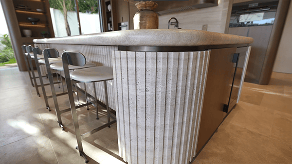 Modern Kitchen Island for Luxury Villa Modern Kitchen Island for Luxury Villa