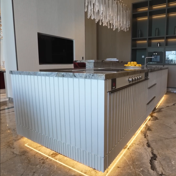 Modern Kitchen Island for Luxury Villa