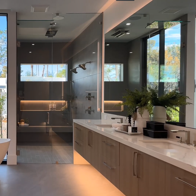 Modern Bathroom Vanity Whole Home Customization Modern Bathroom Vanity Whole Home Customization