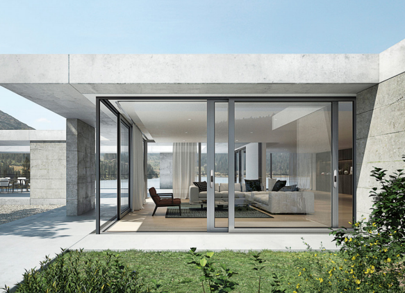 Aluminium sliding door 